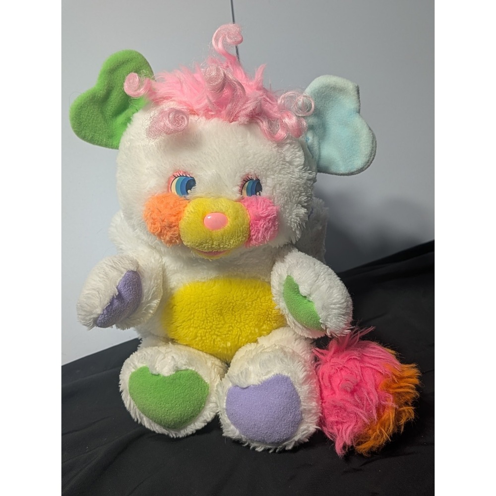 Vintage 1986 Mattel Popple Plush‎ Toy Retro 80s Stuffed Animal Collectible